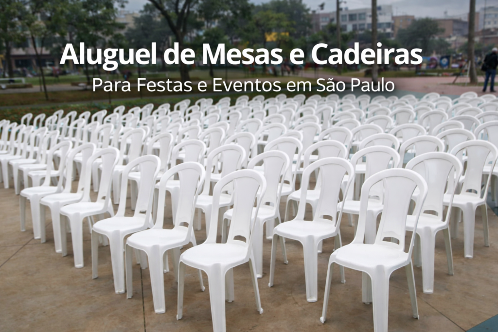 Aluguel de cadeirasa plásticas para eventos em são paulo